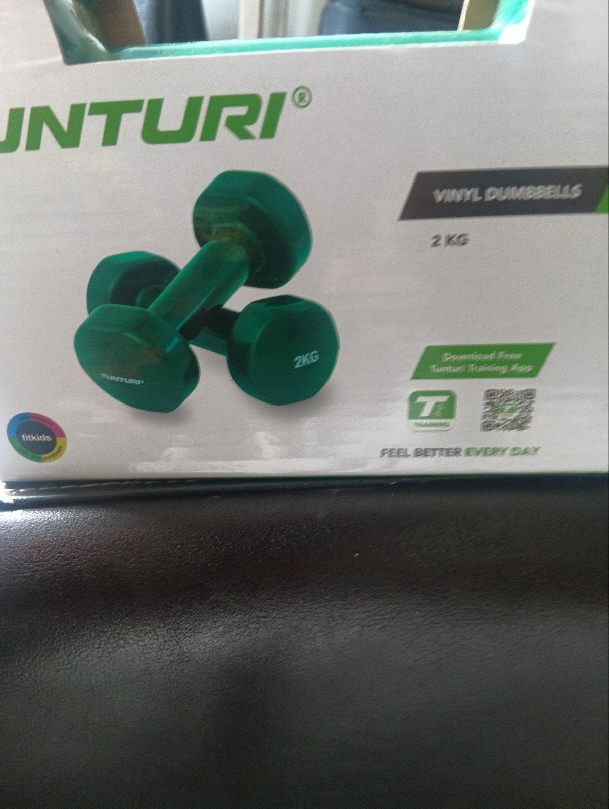 Tunturi Vinyl Dumbbells 2 KG - Nieuw in doos, Ophalen of Verzenden, Nieuw, Benen