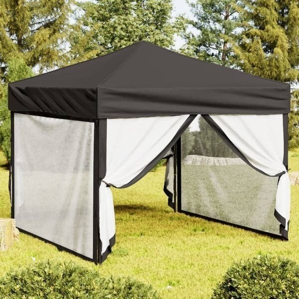 Partytent inklapbaar met zijwanden 3x3 m nieuw in doos