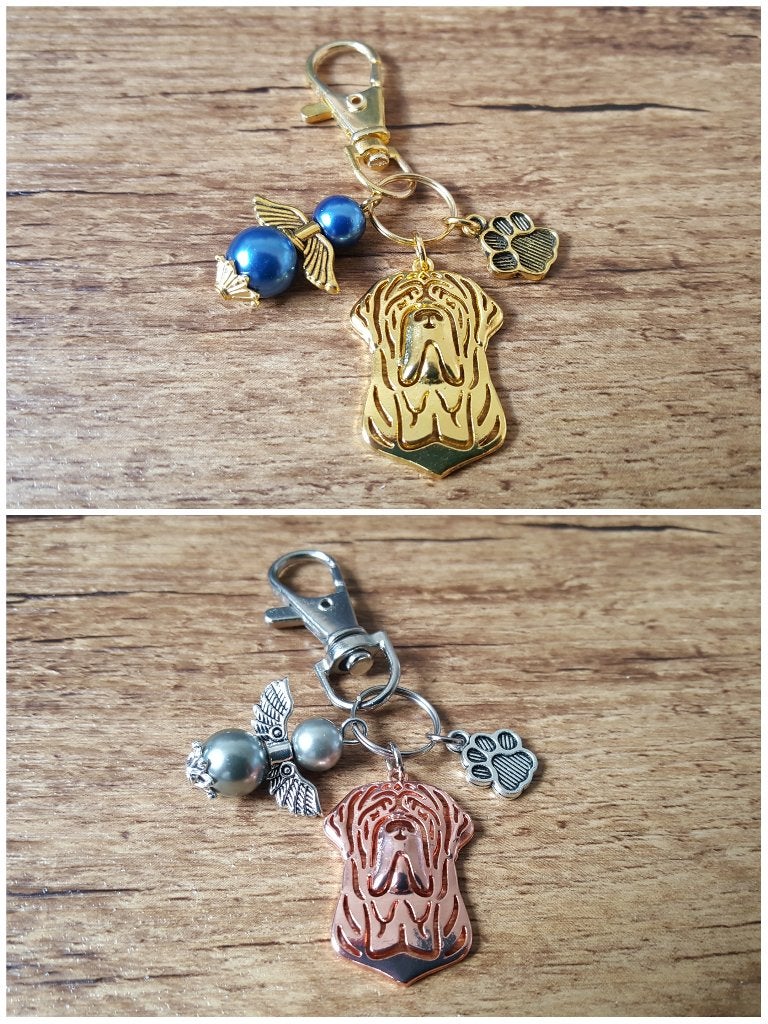 Tashanger Sleutelhanger Bordeauxdog lucky angel, Verzenden, Nieuw, Dier of Natuur