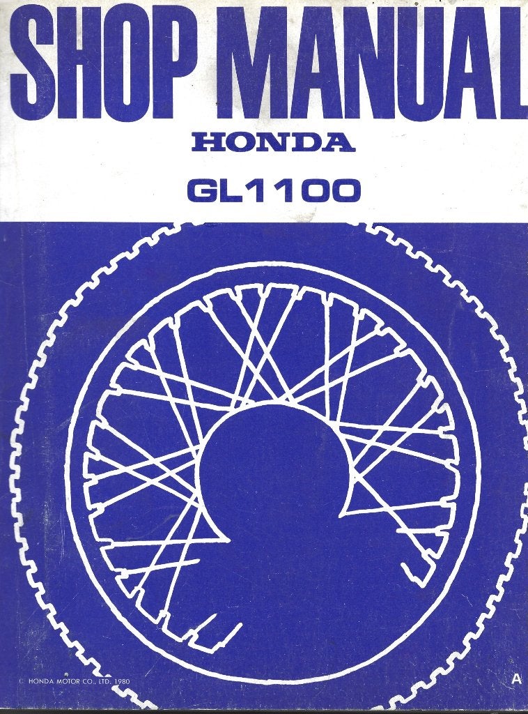Honda GL1100 addendum shop manual (7583z) motor, Verzenden, Honda