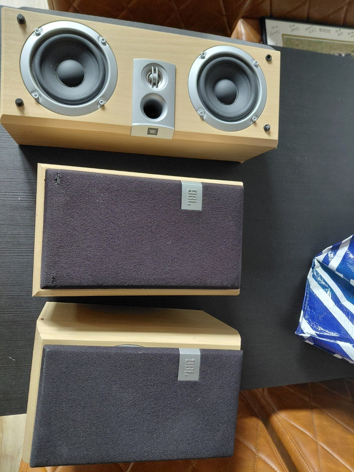 JBL Balboa 10 Speakerset - Houten afwerking, Ophalen, JBL, Minder dan 60 watt, Boekenplank luidspreker