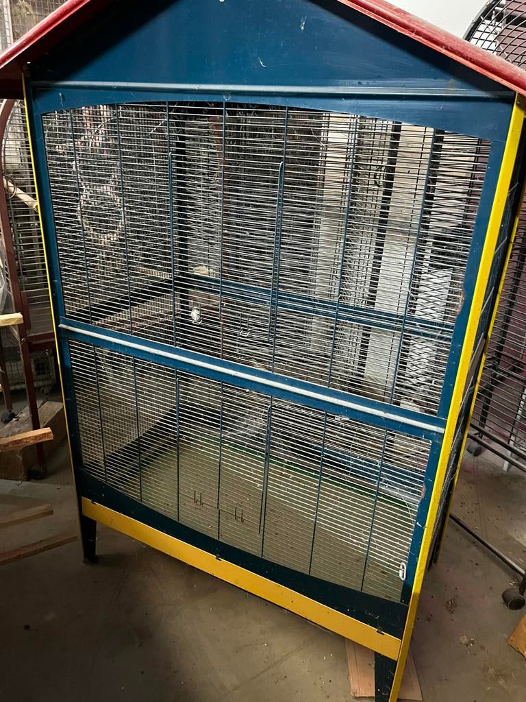 Vogelkooi, Dieren en Toebehoren, Vogels | Hokken en Kooien, Ophalen of Verzenden, Zo goed als nieuw, Metaal, Vogelkooi