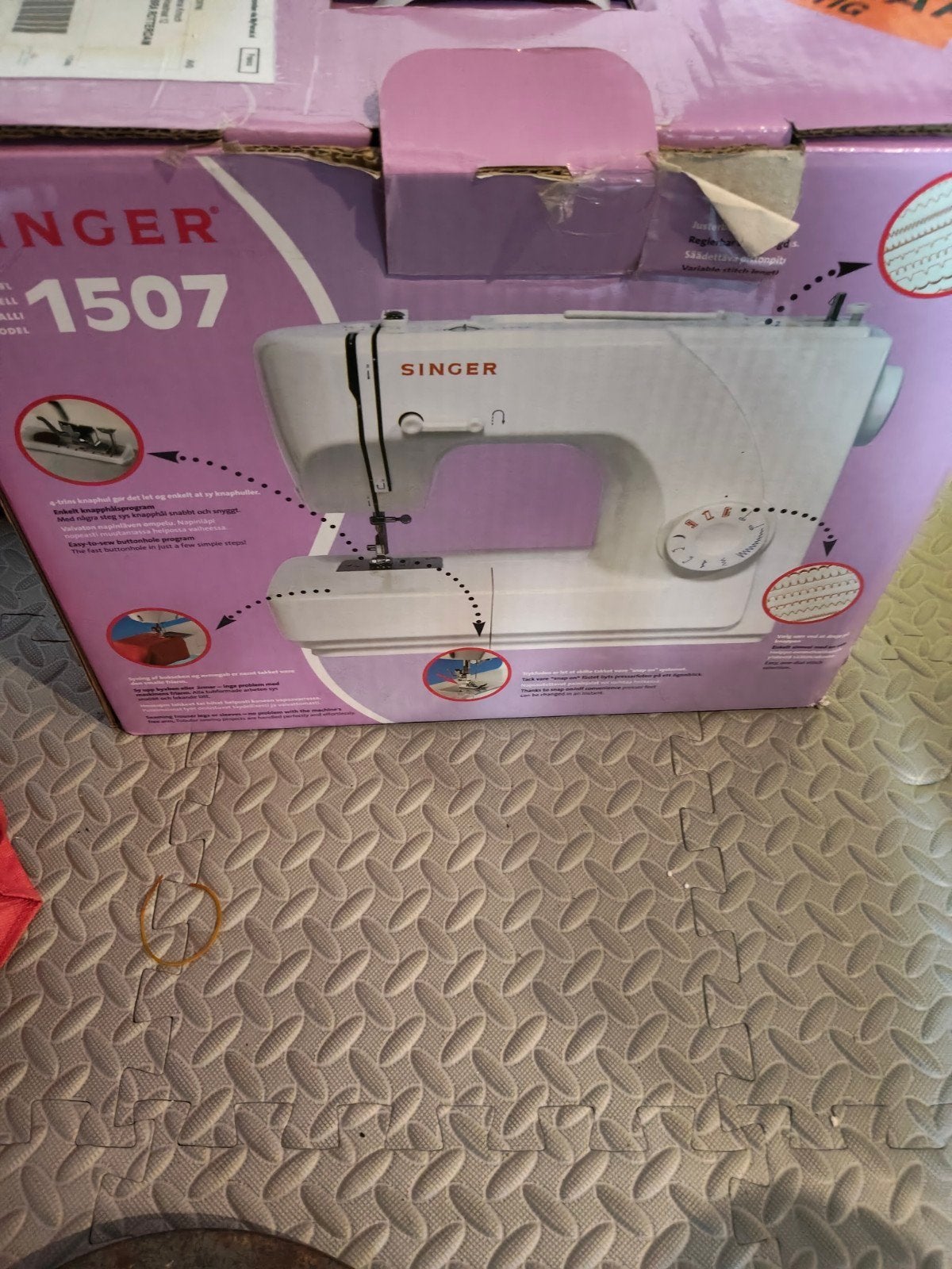 singer 1507 naaimachine, Ophalen of Verzenden, Zo goed als nieuw, Naaimachine, Singer