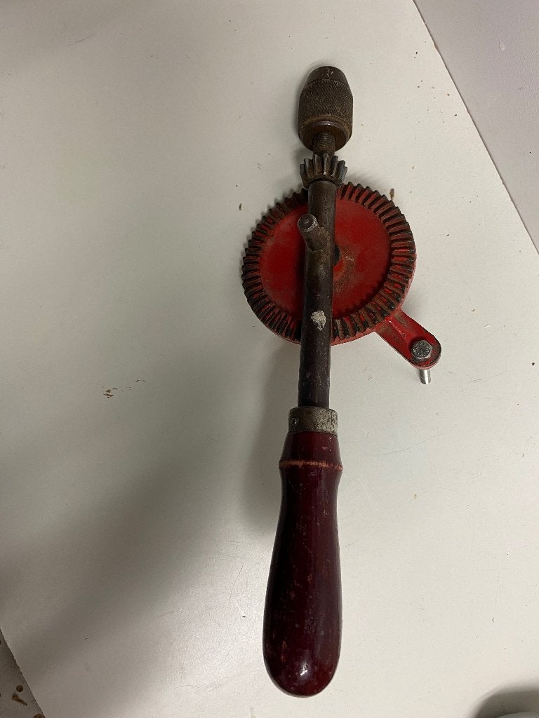 Vintage Metabo Handboor - Oude Boormachine, Ophalen of Verzenden