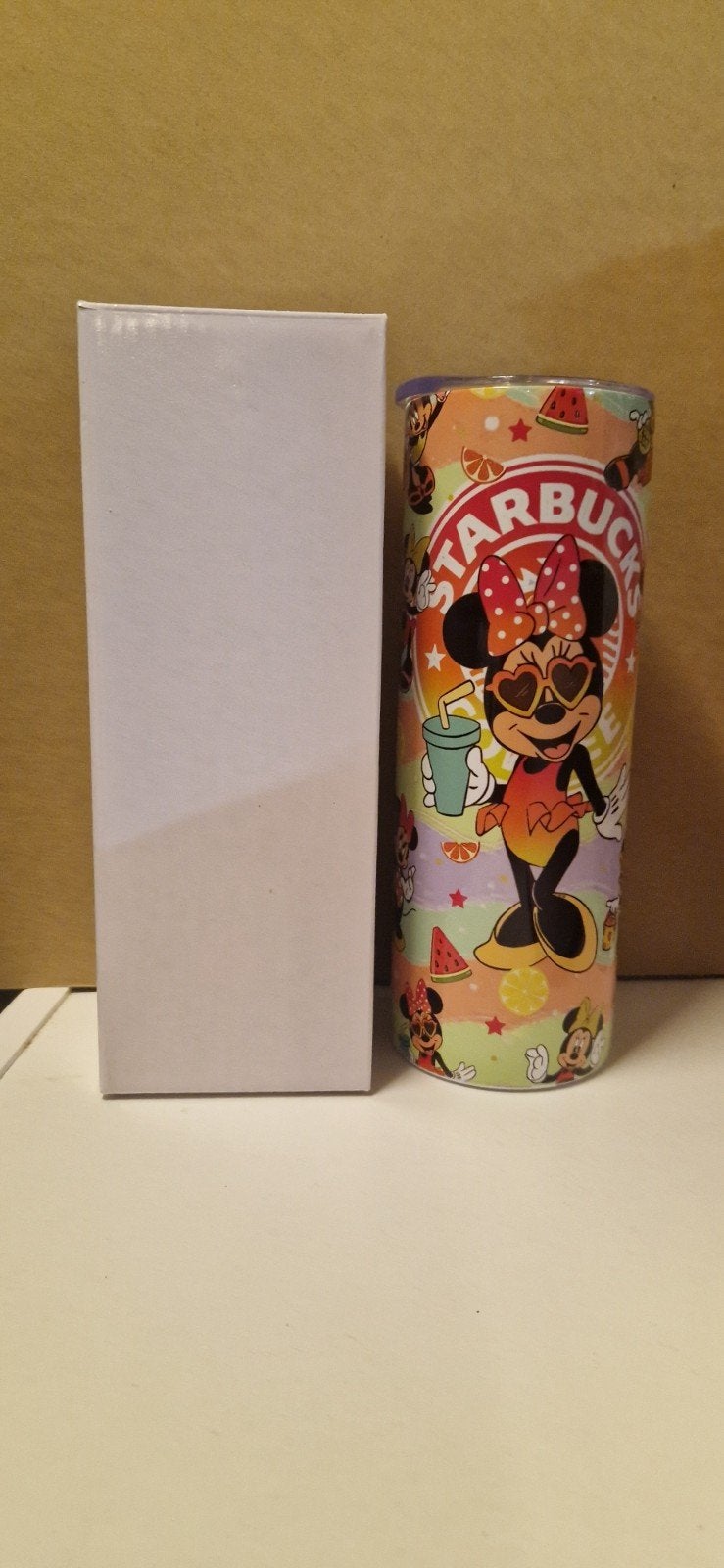 Minnie Mouse Starbucks Tumbler met Rietje, Overige typen, Kunststof, Nieuw, Ophalen of Verzenden