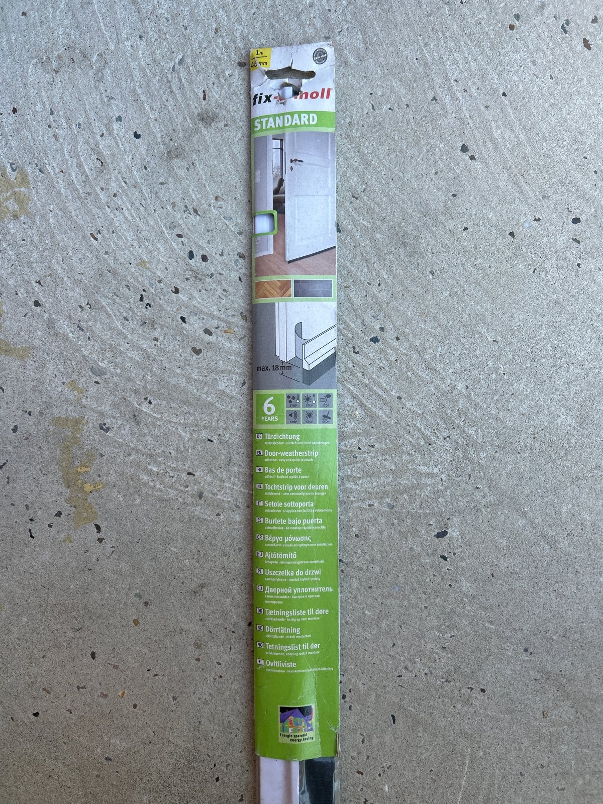 Fix-o-moll Standard Tochtstrip - Nieuw, Doe-het-zelf en Verbouw, Isolatie en Afdichting, Overige materialen, Nieuw, Minder dan 5 m²
