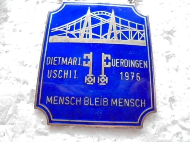 Karnevalsord Uerdingen 1976 Prinzenorden Dietmar I. Uschi I., Verzenden, Overige materialen, Buitenland