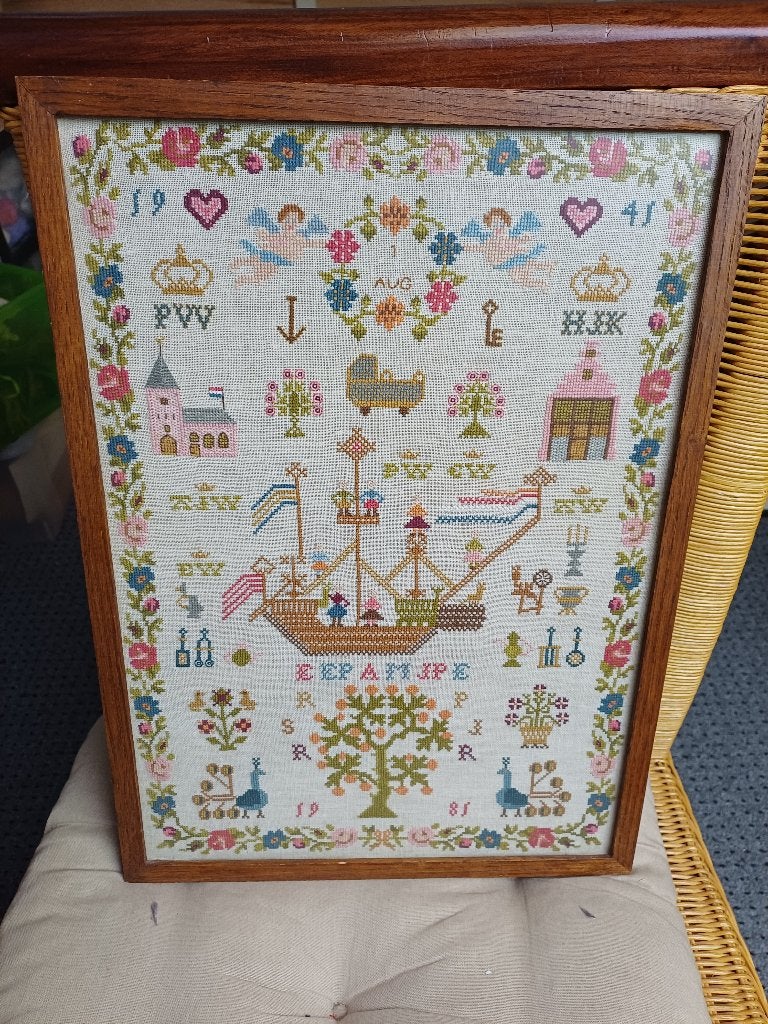 Merklappen 7x, Ophalen of Verzenden, Nieuw, Borduurgaren of Zijde