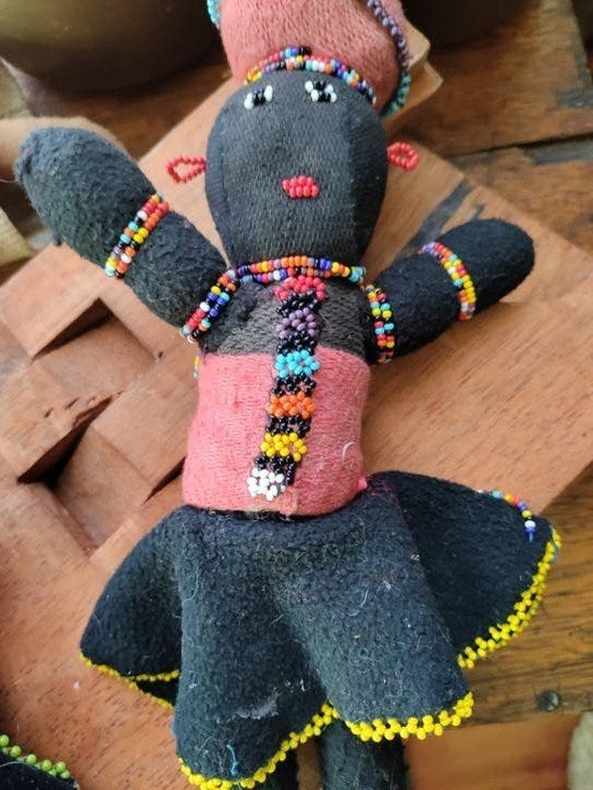 Antieke Zulu Dolls,  Afrika, Verzamelen, Poppen, Ophalen of Verzenden, Pop