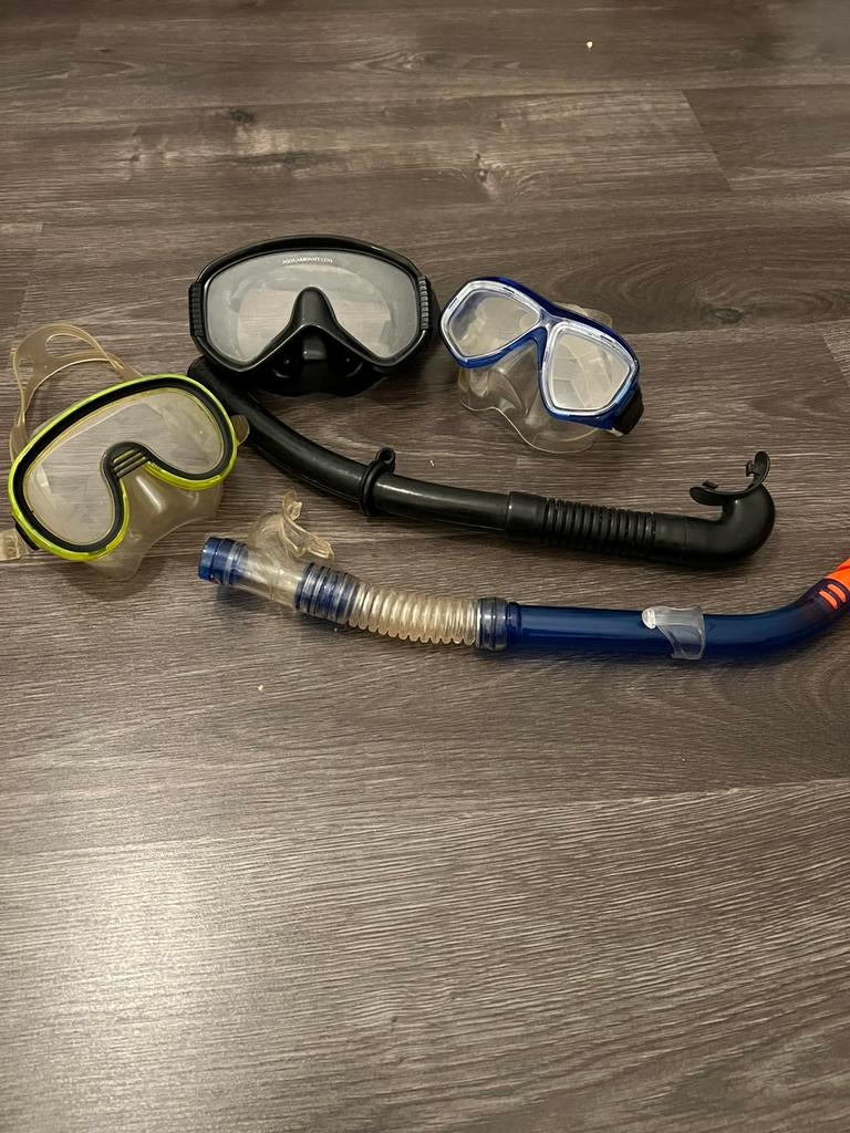 Duikbrillen en snorkels, Watersport en Boten, Snorkelen, Ophalen of Verzenden, Zo goed als nieuw, Snorkelmasker