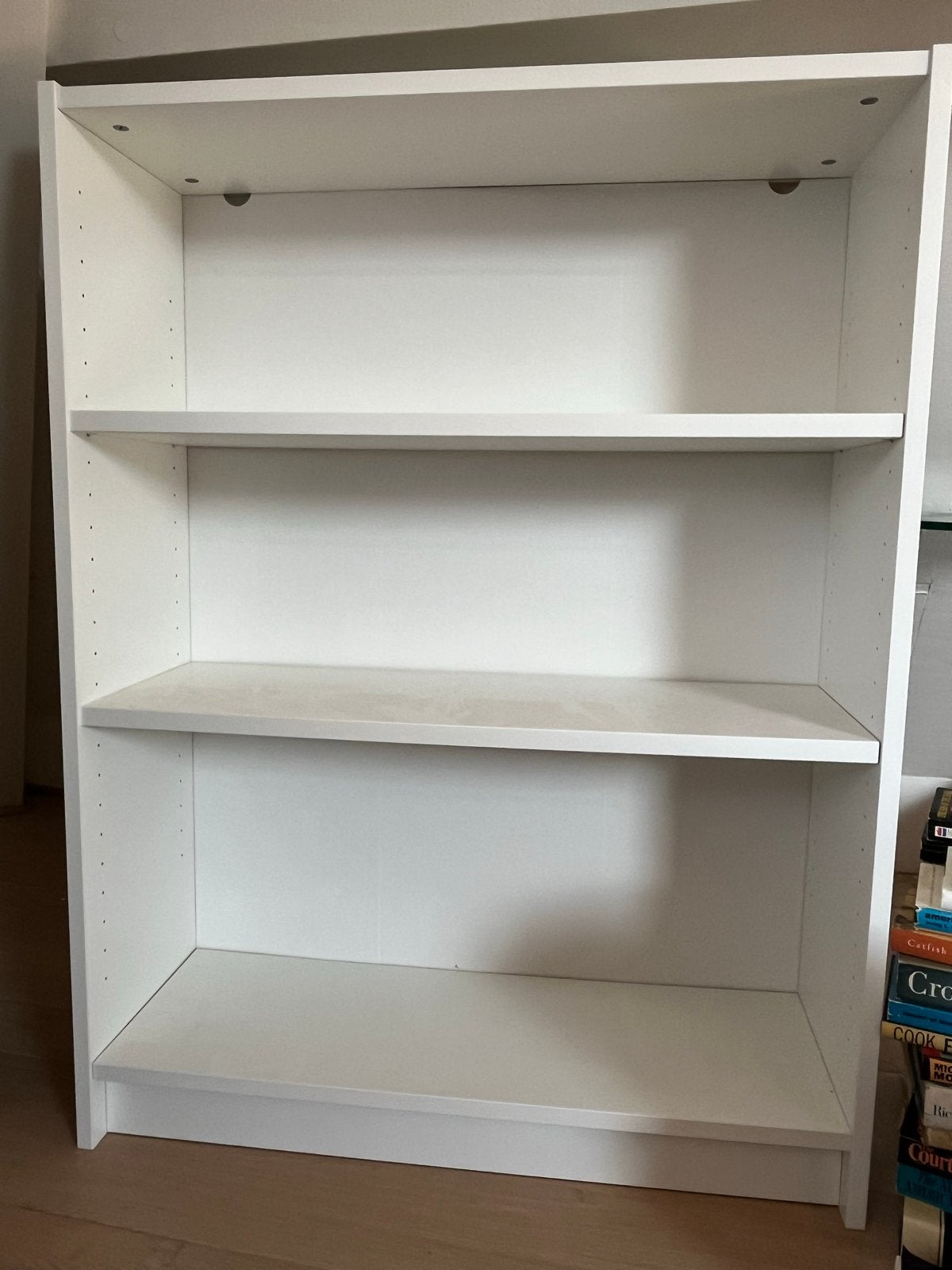 2 witte IKEA Billy boekenkasten - Zo goed als nieuw, Ophalen, Met plank(en), 200 cm of meer, 50 tot 100 cm
