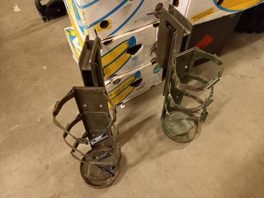 Gevaren borden vrachtwagens DAF YA, Ophalen, Landmacht, Nederland