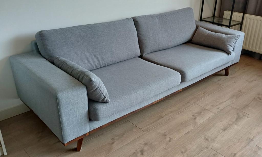 3-zitsbank Wehkamp, grijs, bekleding stof, BxDxH:235x90x65, Huis en Inrichting, Banken | Bankstellen, Ophalen, Driepersoons, 75 tot 100 cm