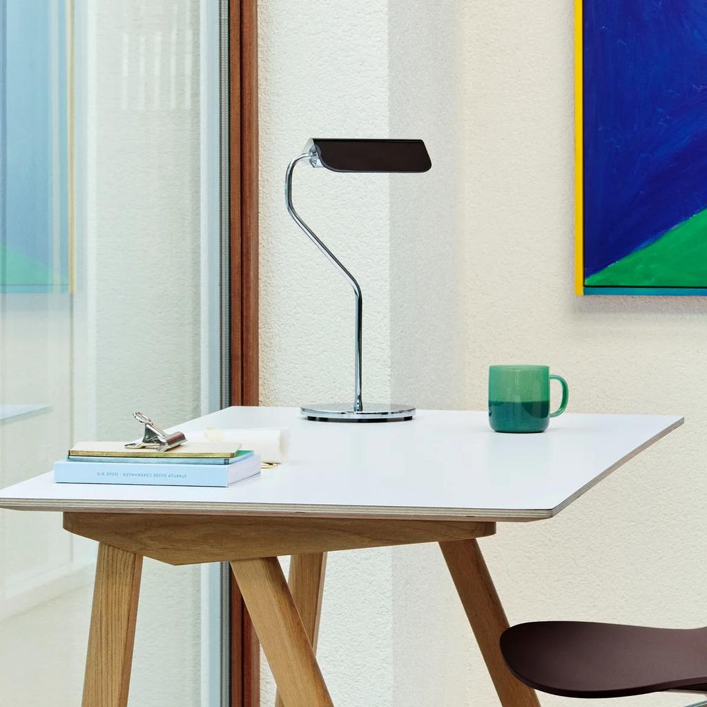 Hay Apex Tafellamp Zwart - Nieuw in doos, Ophalen of Verzenden, Nieuw, Metaal, Minder dan 50 cm