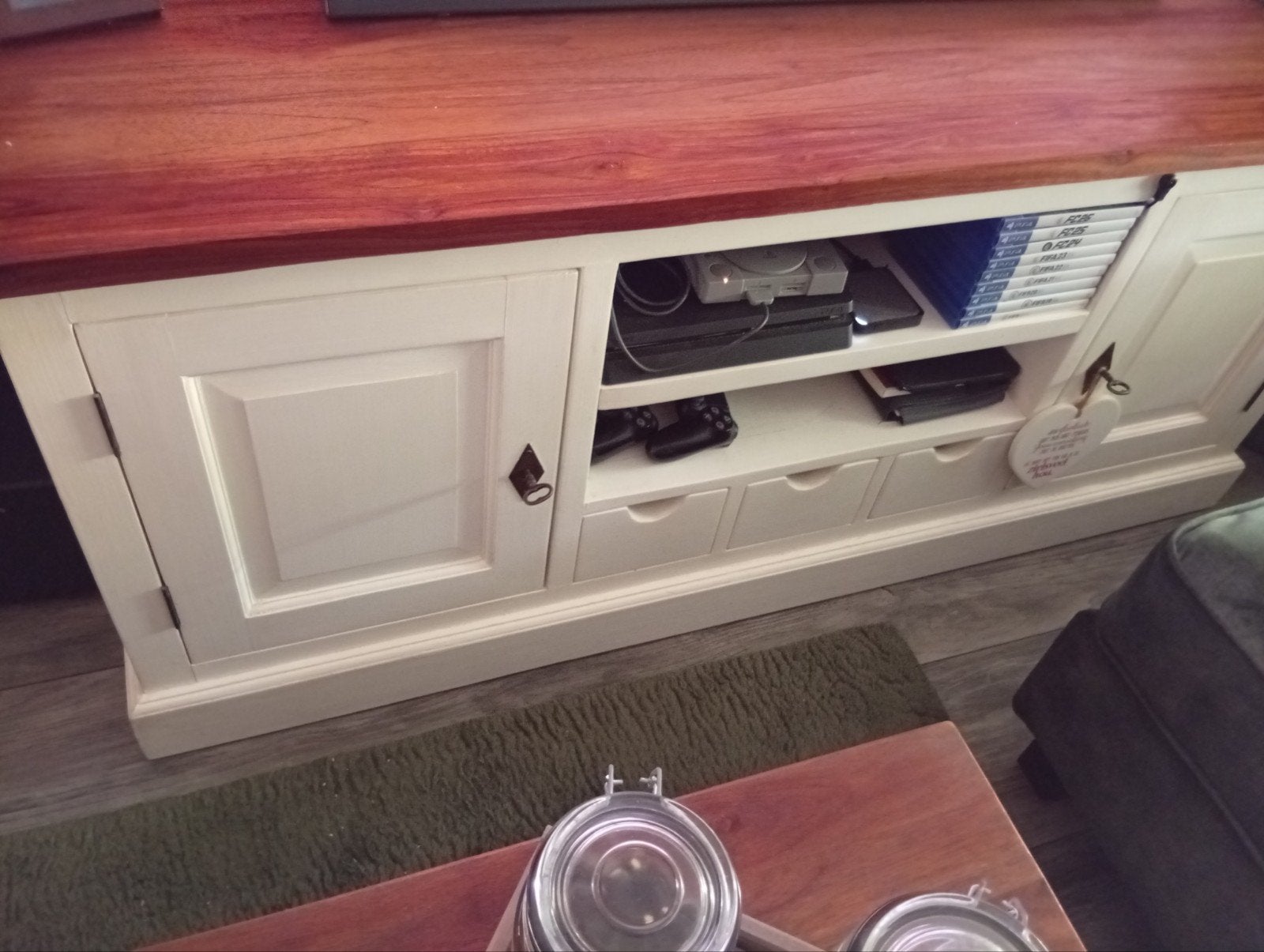 tv kast, Ophalen, Gebruikt, 150 tot 200 cm, 25 tot 50 cm