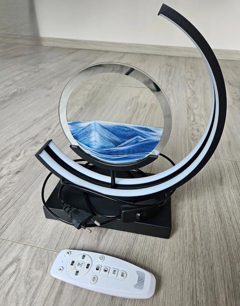 Zandkunst lamp, Ophalen of Verzenden, Zo goed als nieuw, Minder dan 50 cm