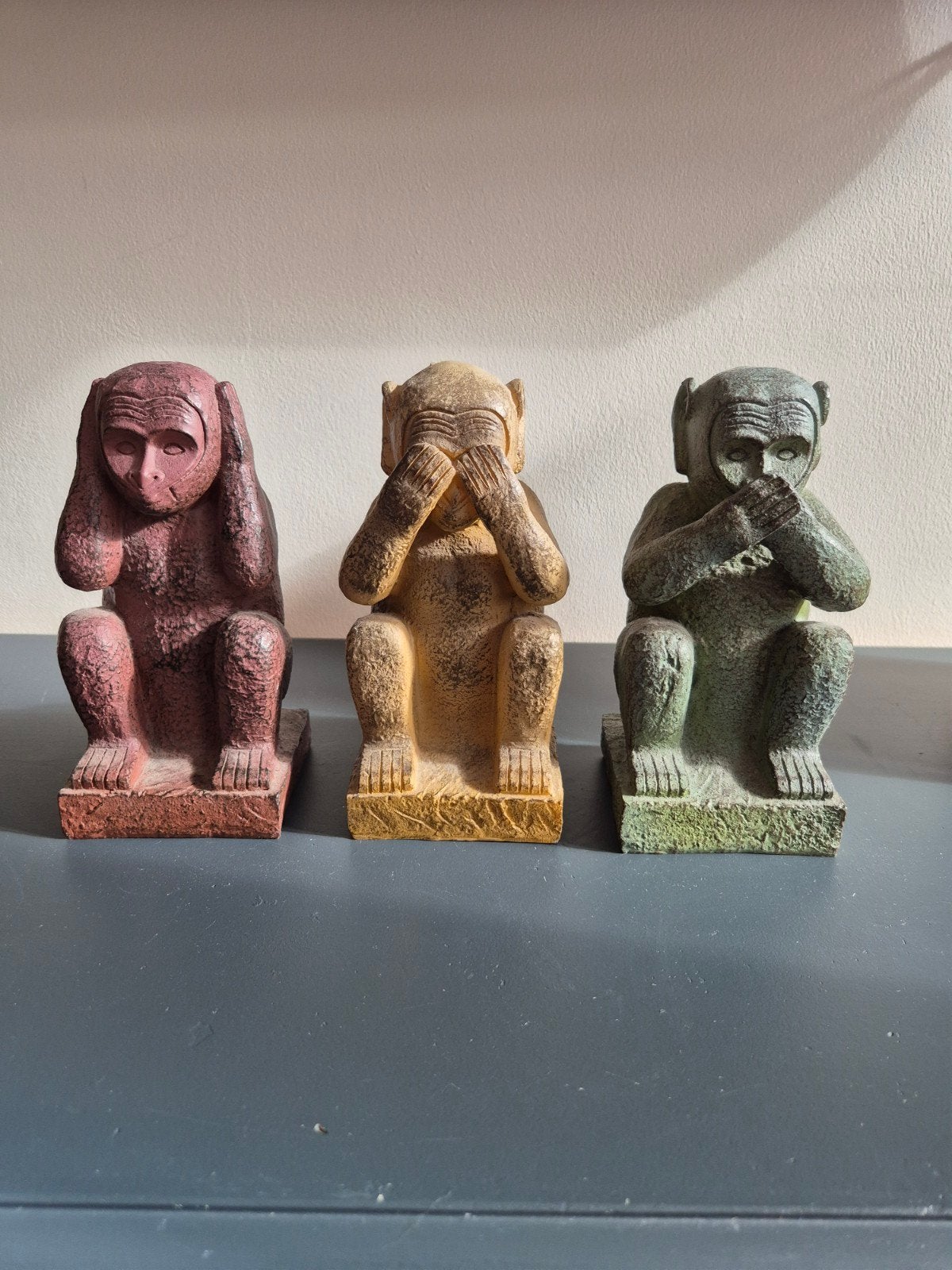 Apen beeldjes * horen * zien * zwijgen, Ophalen of Verzenden, Zo goed als nieuw