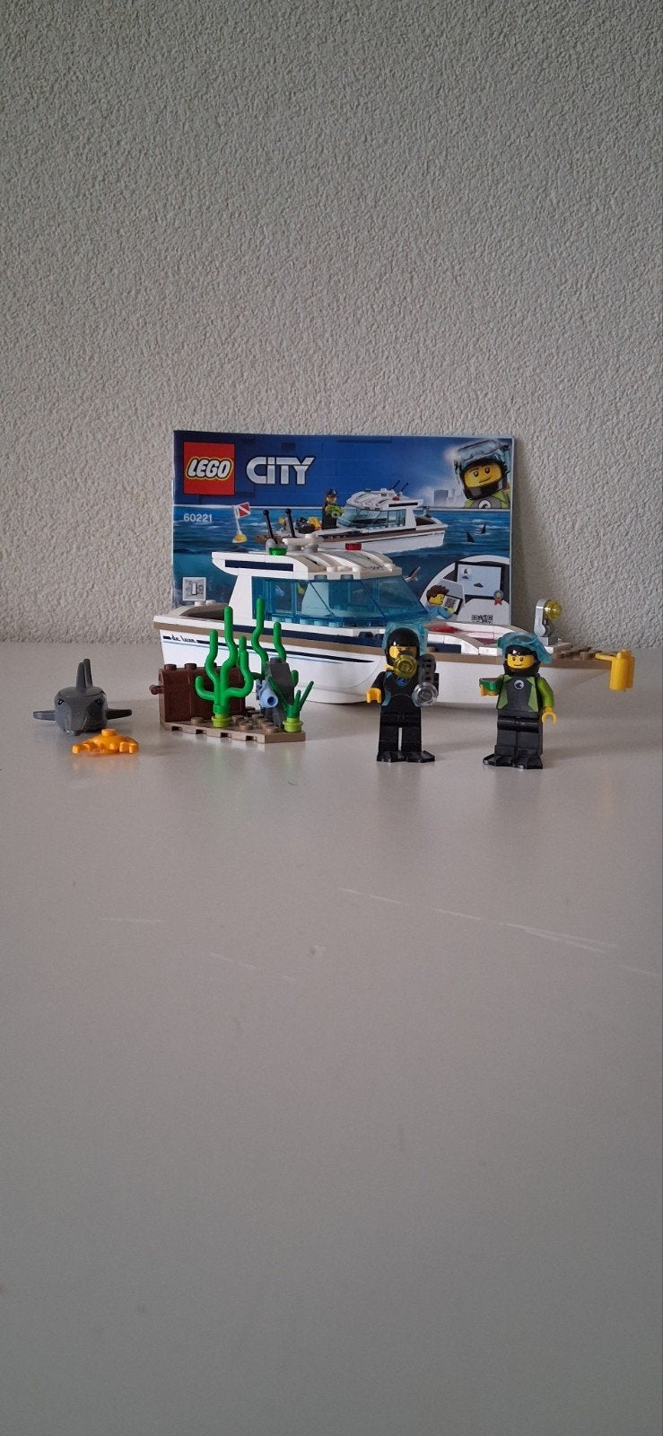 Lego city boot 60221, Kinderen en Baby's, Speelgoed | Duplo en Lego, Verzenden, Gebruikt