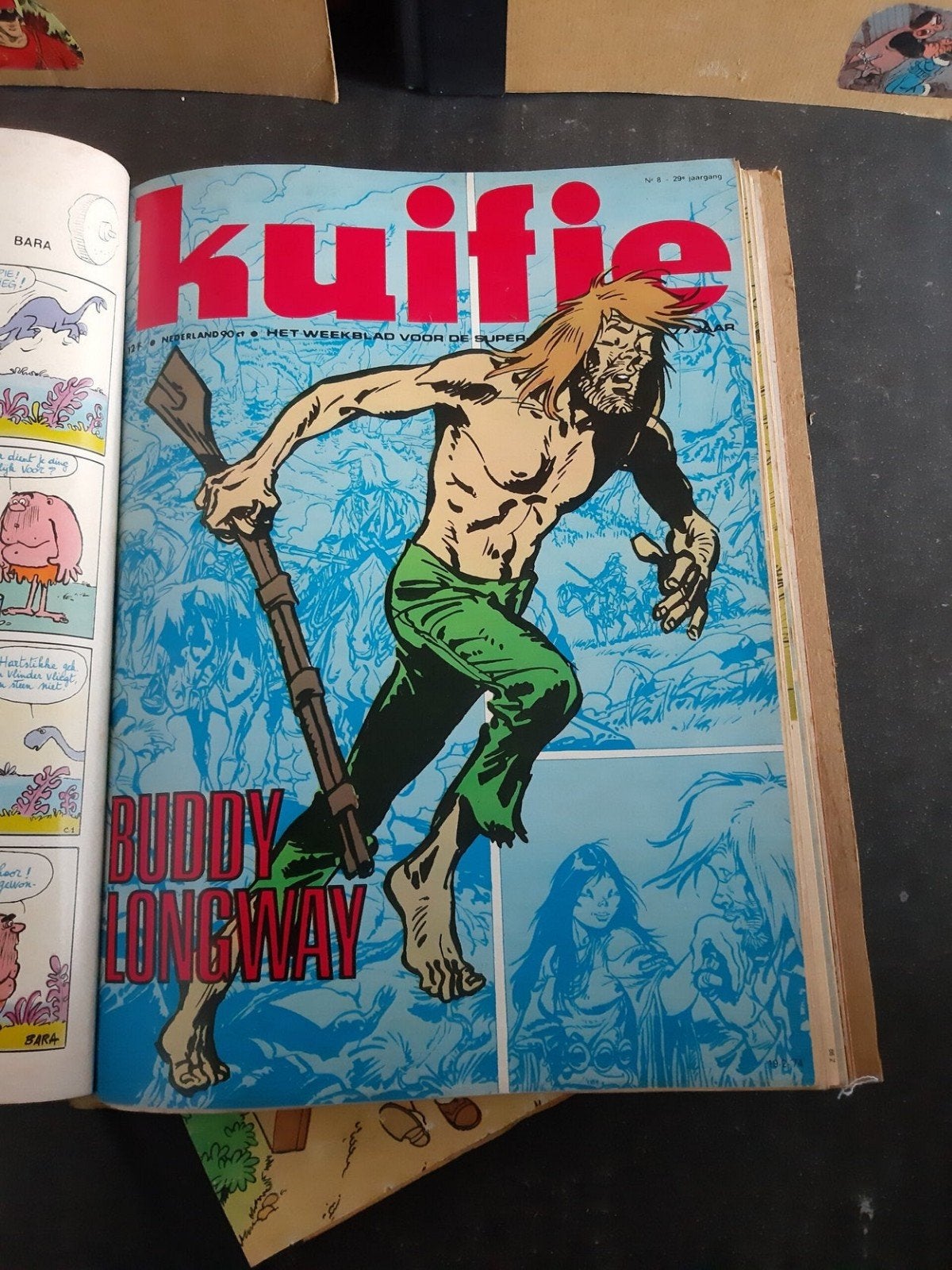 Kuifje stripboeken, ingebonden ,diverse jaargangen, Meerdere stripboeken, Ophalen, Gelezen
