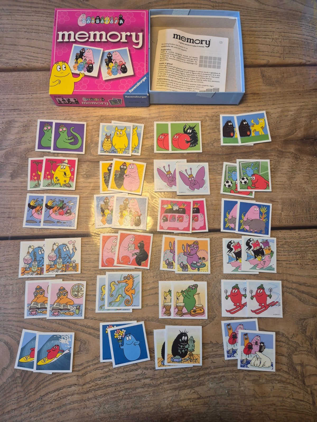 Leuk en nog mooi Barbapapa Memory spel van Ravensburger, Een of twee spelers, Ophalen of Verzenden, Zo goed als nieuw, Ravensburger
