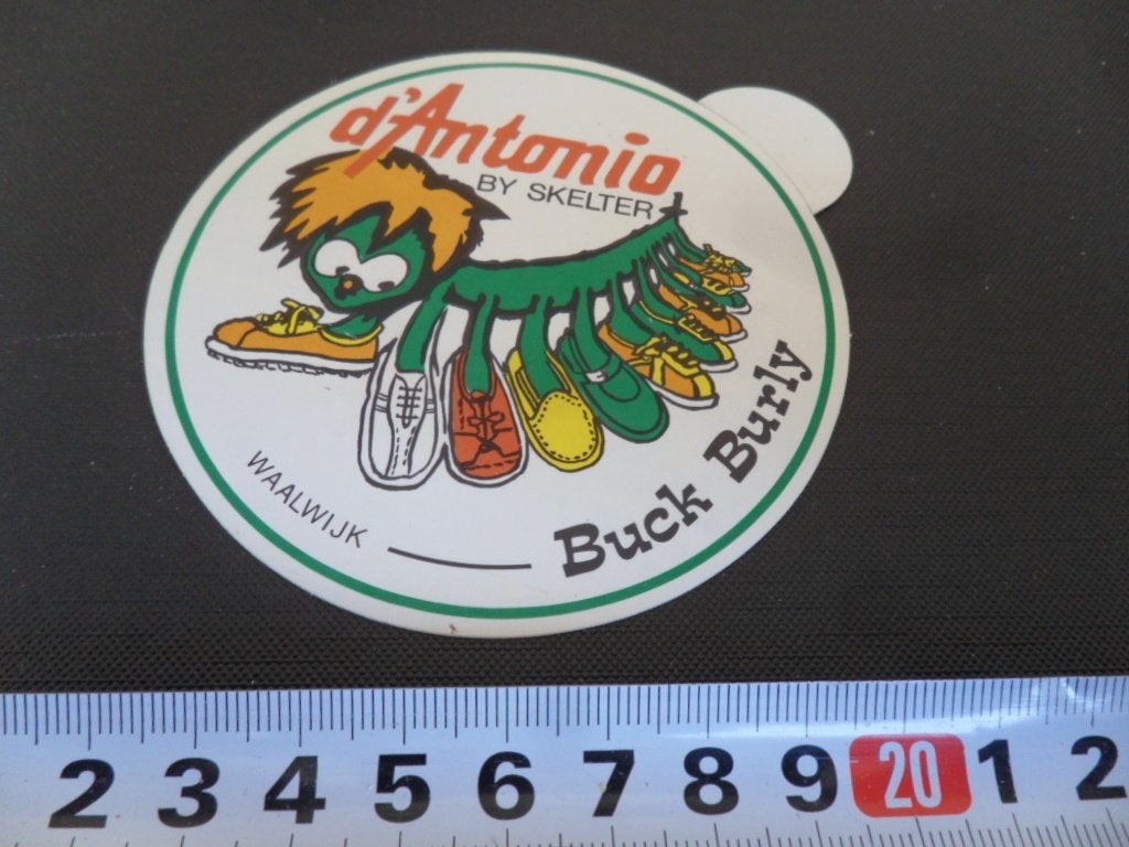 sticker Waalwijk d'Antonio by skelter Buck Burly, Ophalen, Zo goed als nieuw