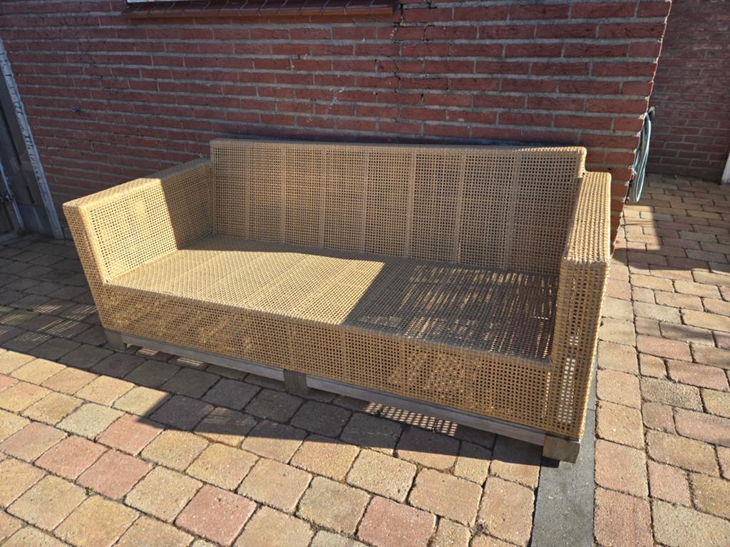 Mooie Applebee loungeset o.a. bank, twee stoelen, Tuin en Terras, Tuinsets en Loungesets, Ophalen, Gebruikt, Wicker, Bank