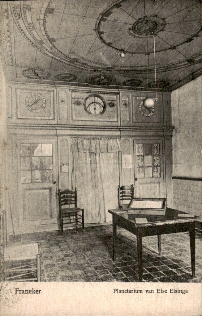 Franeker - Planetarium - van Eise Eisinga, Ophalen of Verzenden, Voor 1920, Ongelopen, Friesland