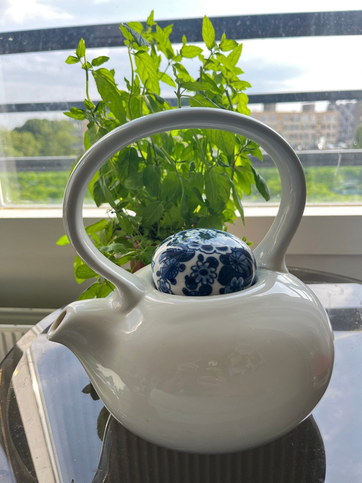 Royal Delft Theepot - Ontwerp Chris Koens, Ophalen of Verzenden