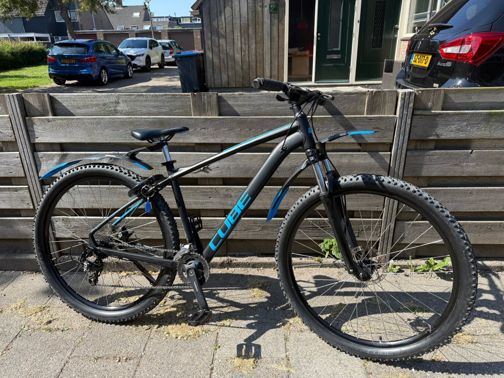 Cube aim 2x8 versn 47 frame 29wielen, Fietsen en Brommers, Hardtail, 45 tot 49 cm, Zo goed als nieuw, Schijfrem