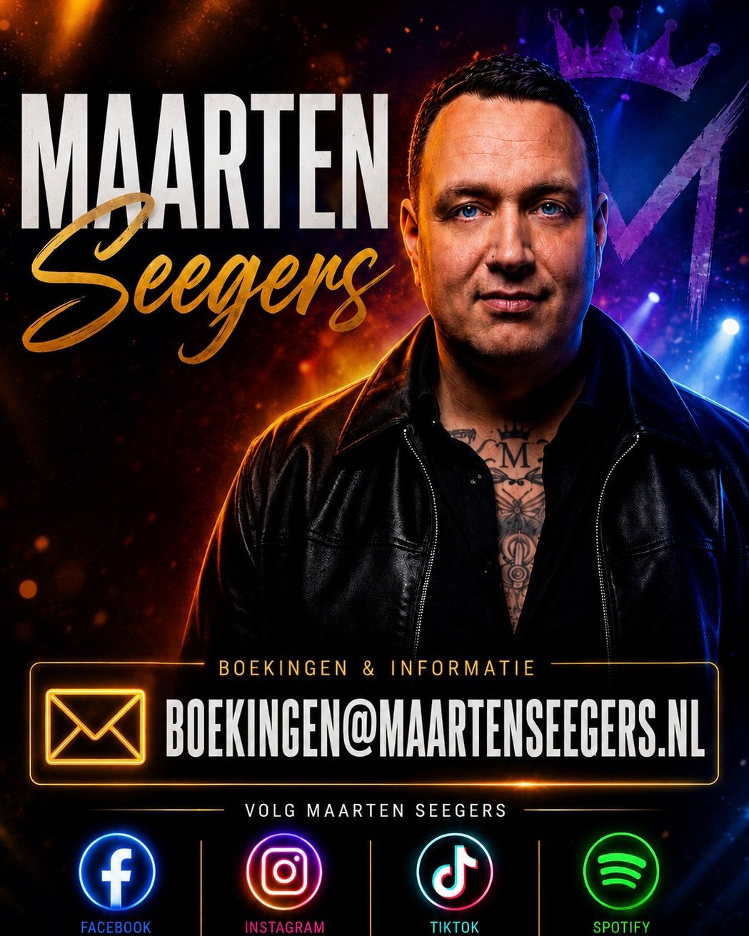 Nederlandstalige zanger Feesten evenementen bedrijfsfeesten, Solo-artiest