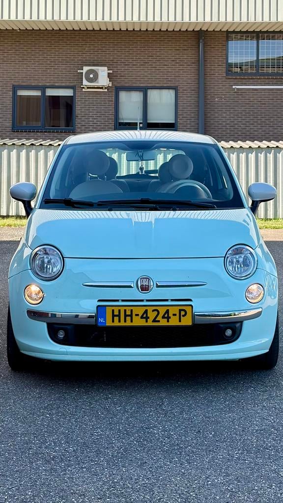 Fiat 500 0.9 Twinair Turbo 2015 'Vintage 57' Retro, Auto's, Voorwielaandrijving, 905 kg, Bruin, Handgeschakeld