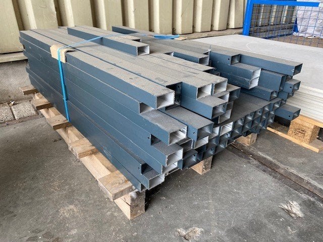 Restpartij aluminium koker 50x30mm ral 7016, Doe-het-zelf en Verbouw, Metalen, Ophalen, Nieuw, Aluminium