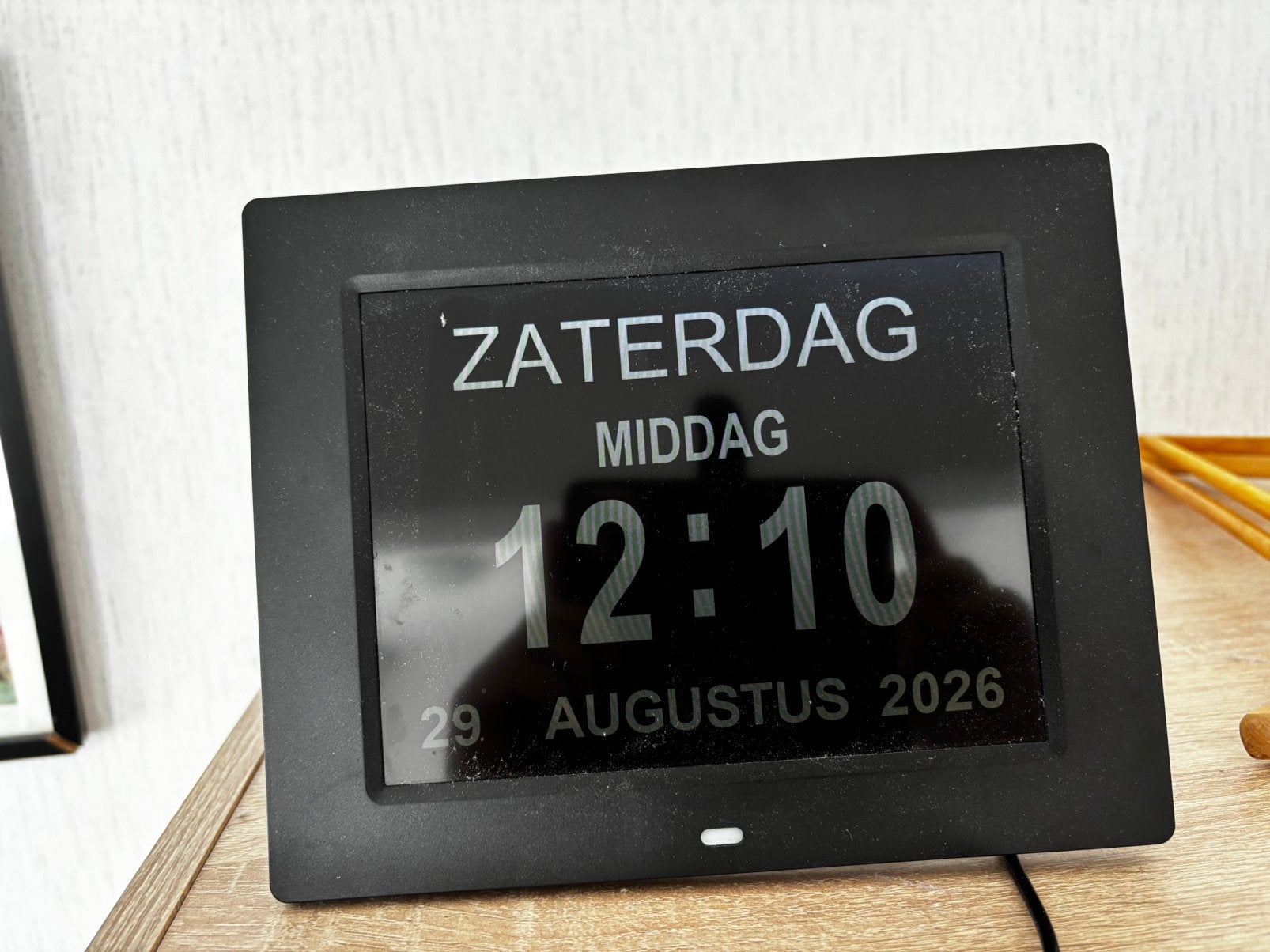 Dementie Klok, Huis en Inrichting, Ophalen of Verzenden, Zo goed als nieuw, Wandklok