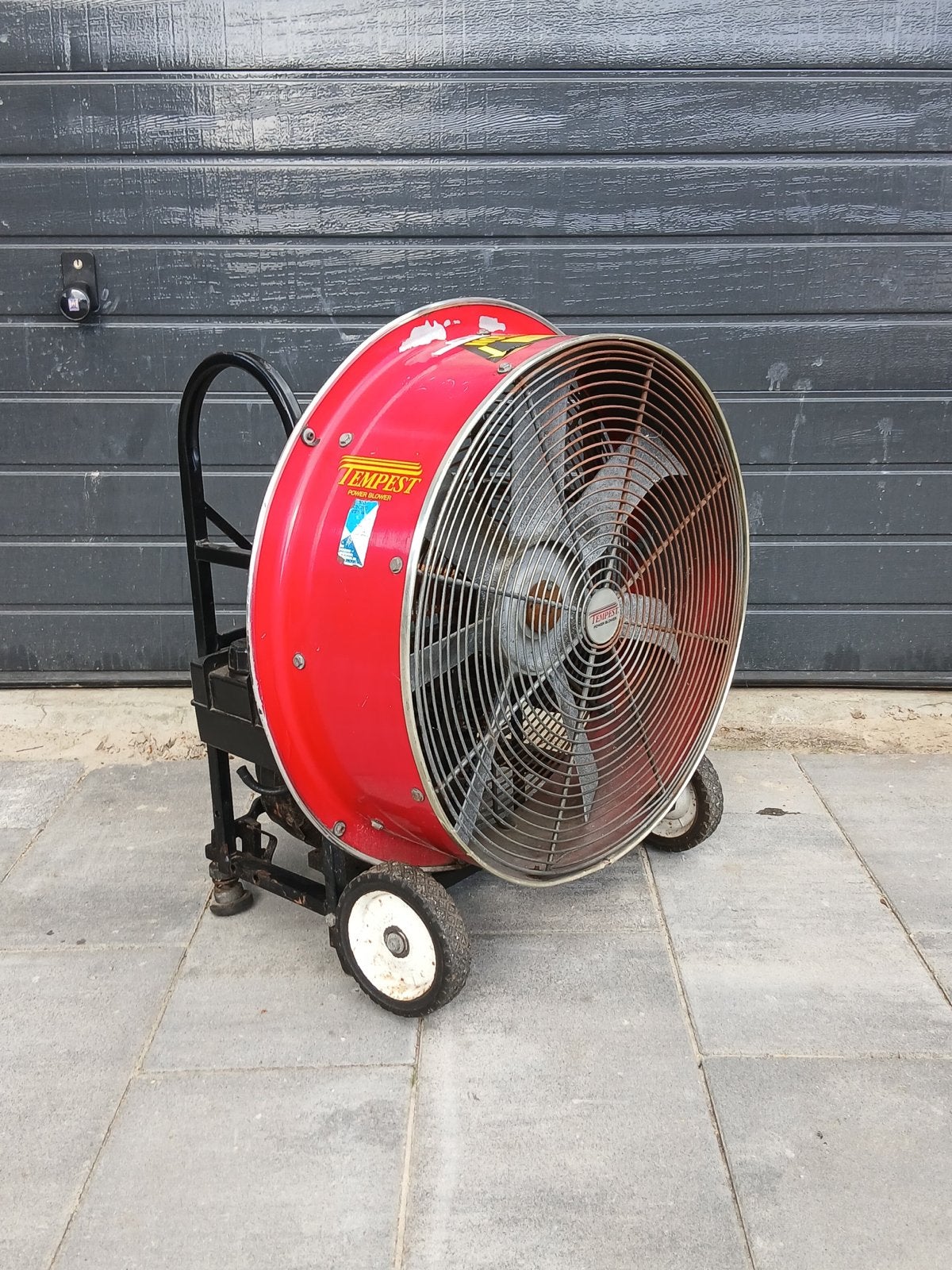 Benzine ventilator krachtige Tempest Power Blower, Ophalen of Verzenden, Gebruikt, Vloerventilator