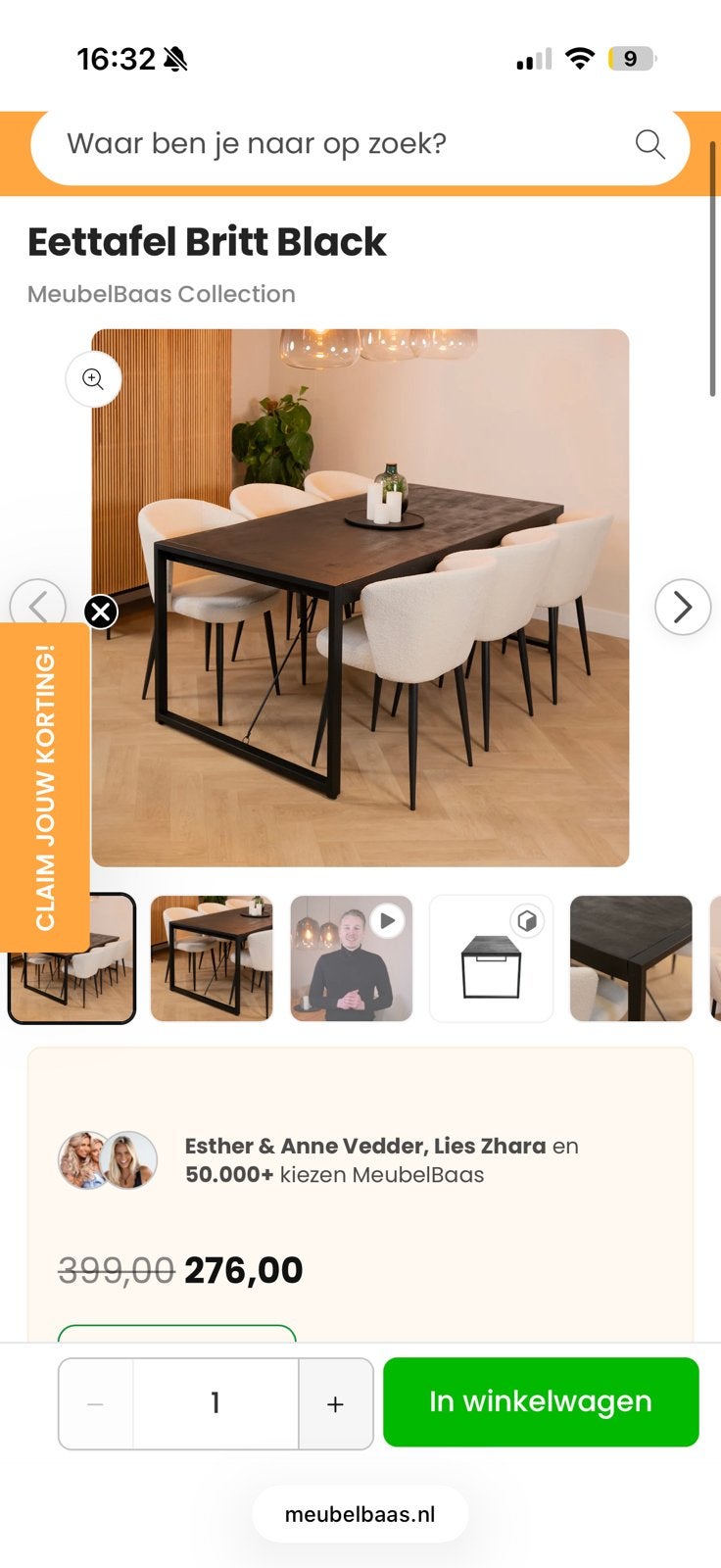 Mangohout salon tafel en eettafel, Huis en Inrichting, Tafels | Statafels, Ophalen of Verzenden, Gebruikt