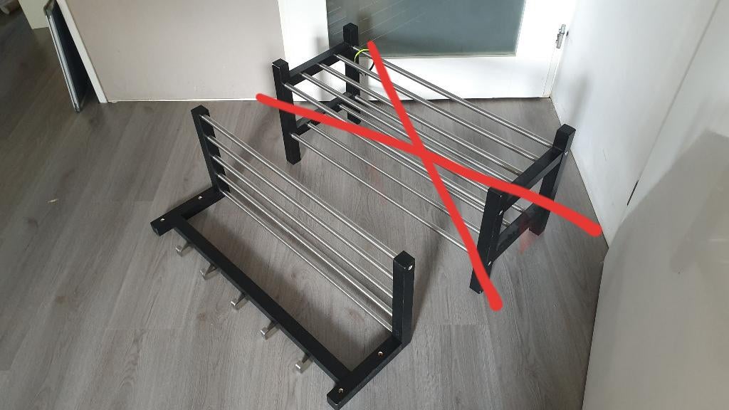 Ikea Kapstok, zwart, Huis en Inrichting, Woonaccessoires | Kapstokken, Gebruikt, Minder dan 100 cm, Hout, Ophalen