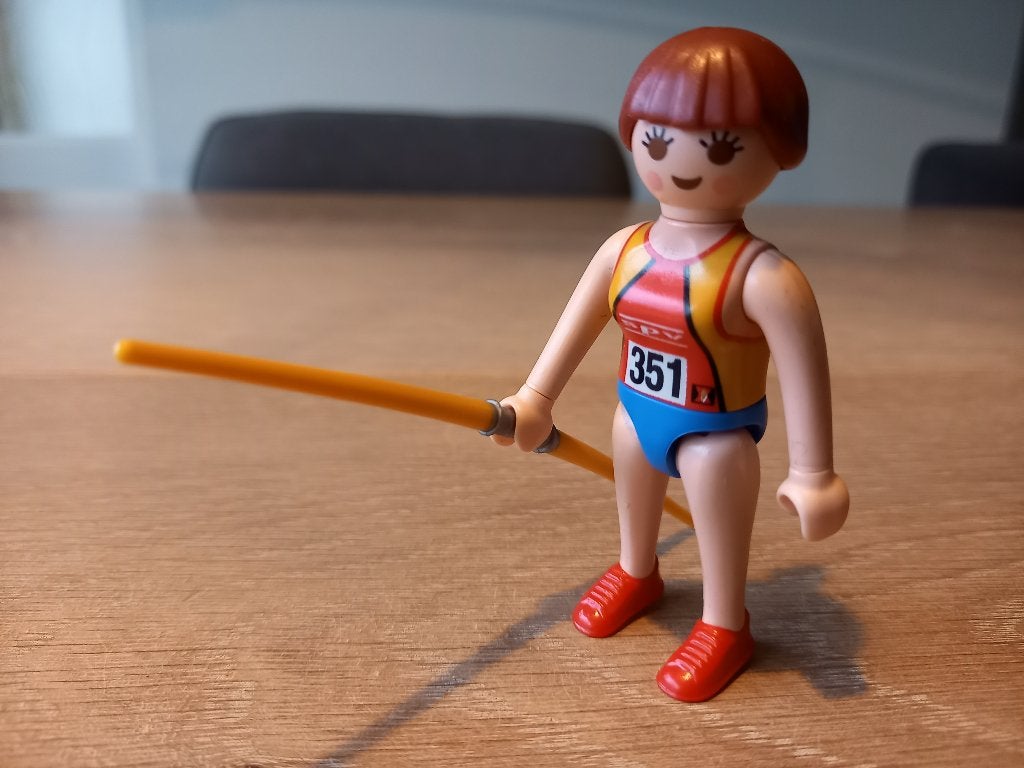Playmobil Speerwerpster - 5201 COMPLEET, Ophalen of Verzenden, Zo goed als nieuw, Complete set