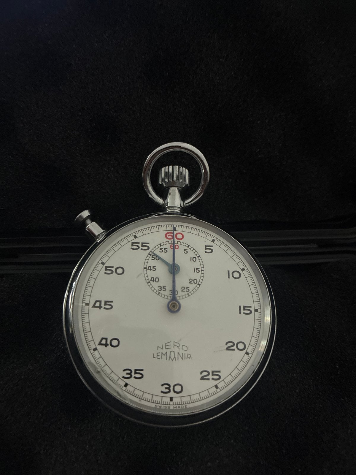 Vintage Lemania Mechanische Stopwatch - Young & Rubicam Ltd., Zakhorloge, Staal, 1930 tot 1960, Ophalen