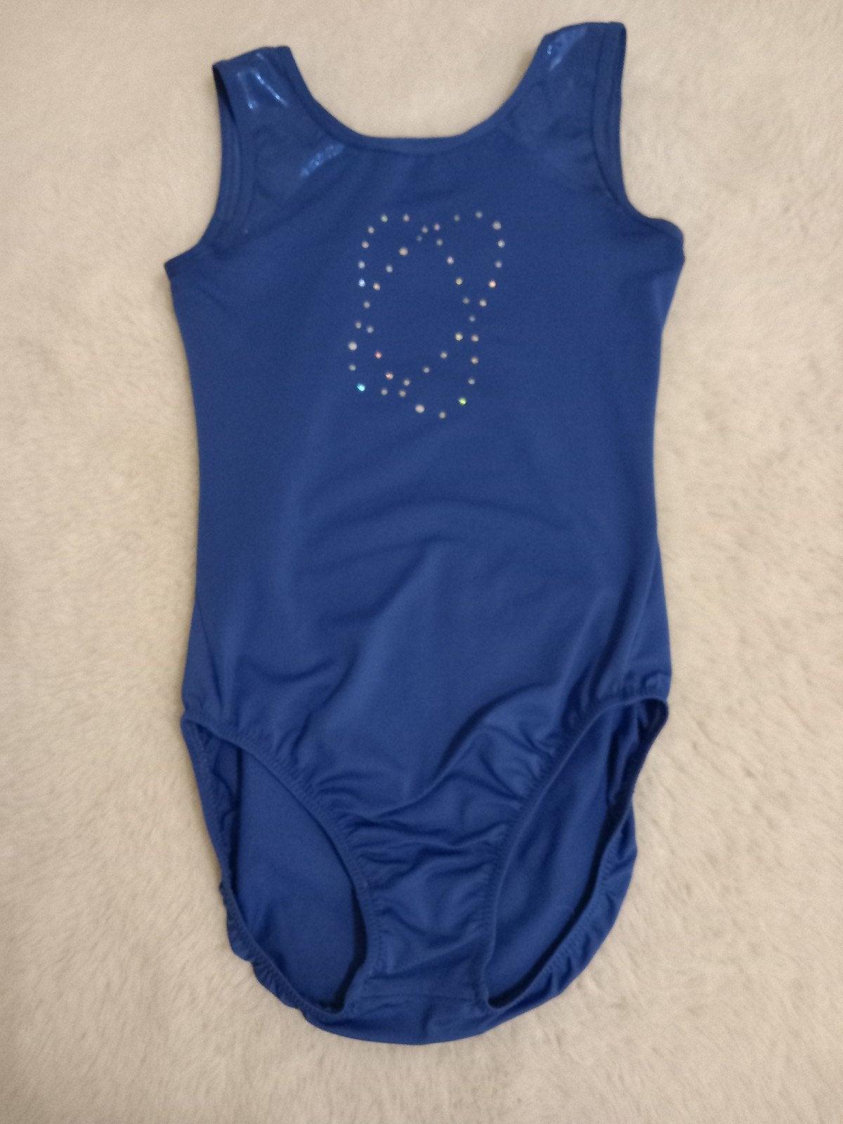 Turnpakje Decathlon blauw met glitter, maat 56,5cm, Gebruikt, Blauw, Ophalen of Verzenden, Turnpak(je)