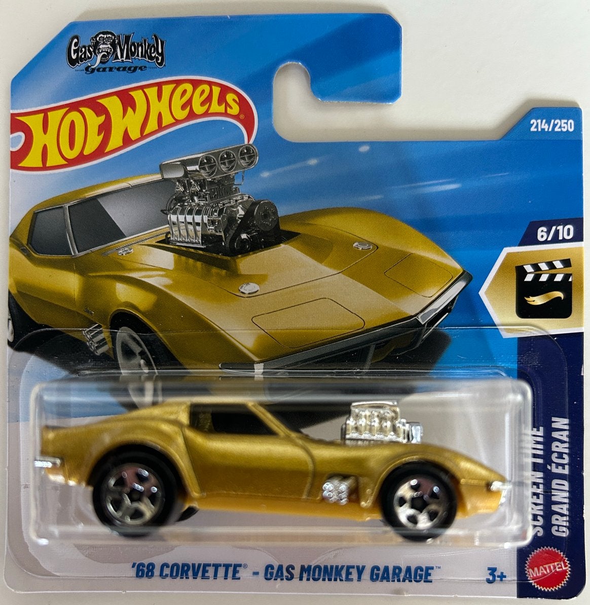 Hot Wheels '68 Corvette - Gas Monkey Garage, Ophalen of Verzenden, Nieuw