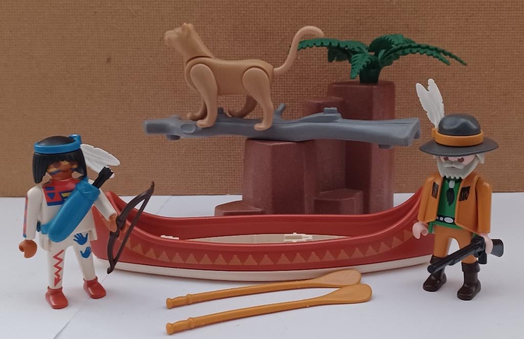 playmobil western indianensetje 3875 compleet, Ophalen of Verzenden, Zo goed als nieuw, Complete set
