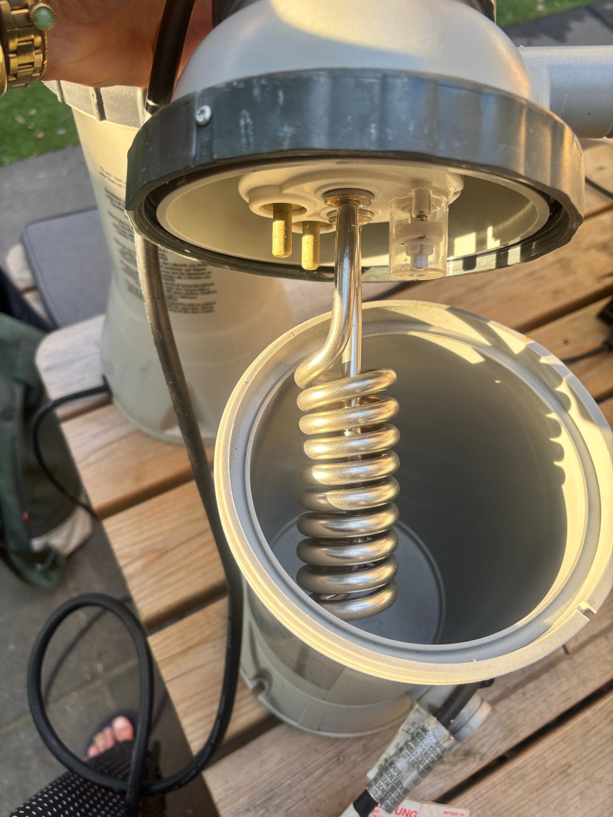 Defect?! Intex Elektrische Zwembadverwarming  HT30220, Ophalen, Gebruikt, Verwarming