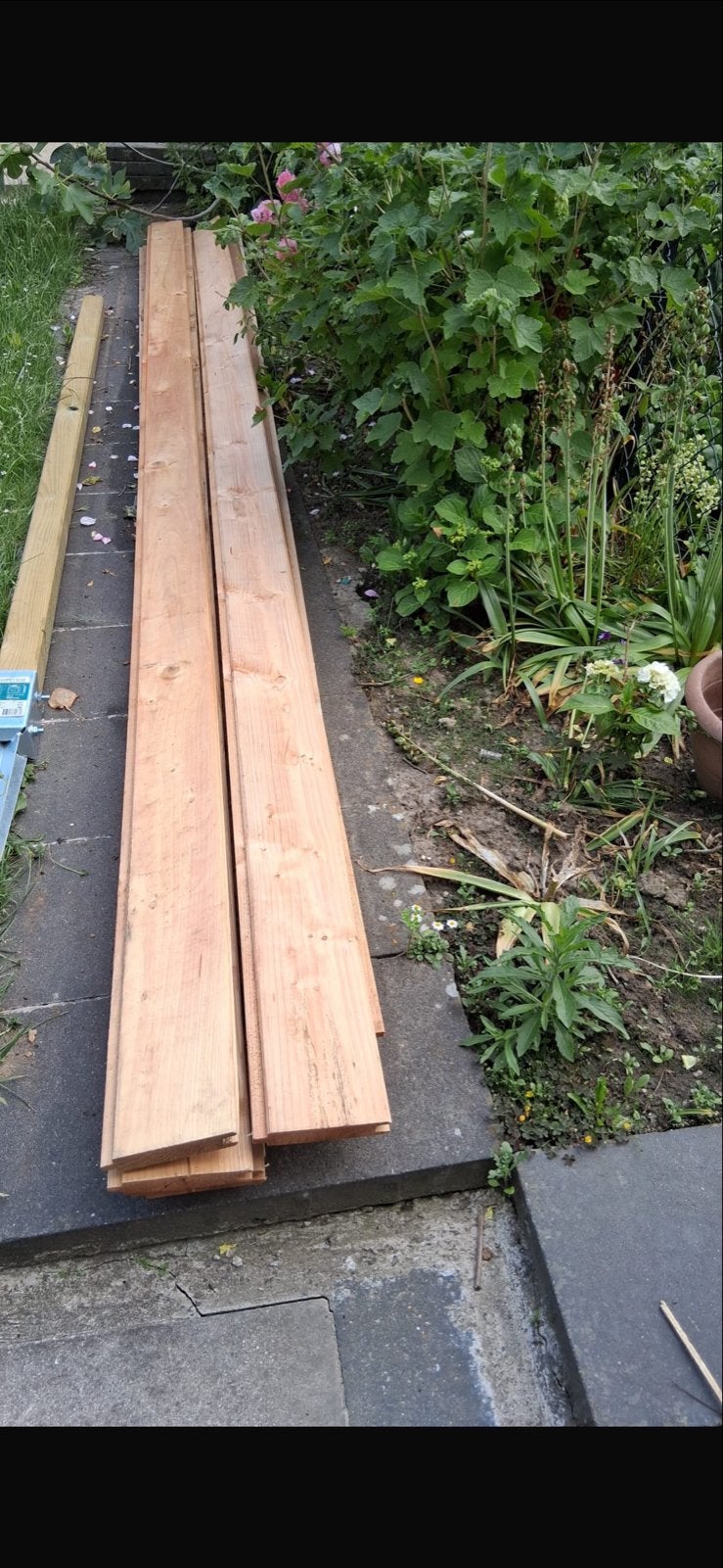 Nieuwe Tuinschutting Planken 4x14cm - Ongebruikt, Tuin en Terras, Schuttingen, 1 tot 2 meter, Nieuw, Ophalen of Verzenden, 3 tot 6 meter