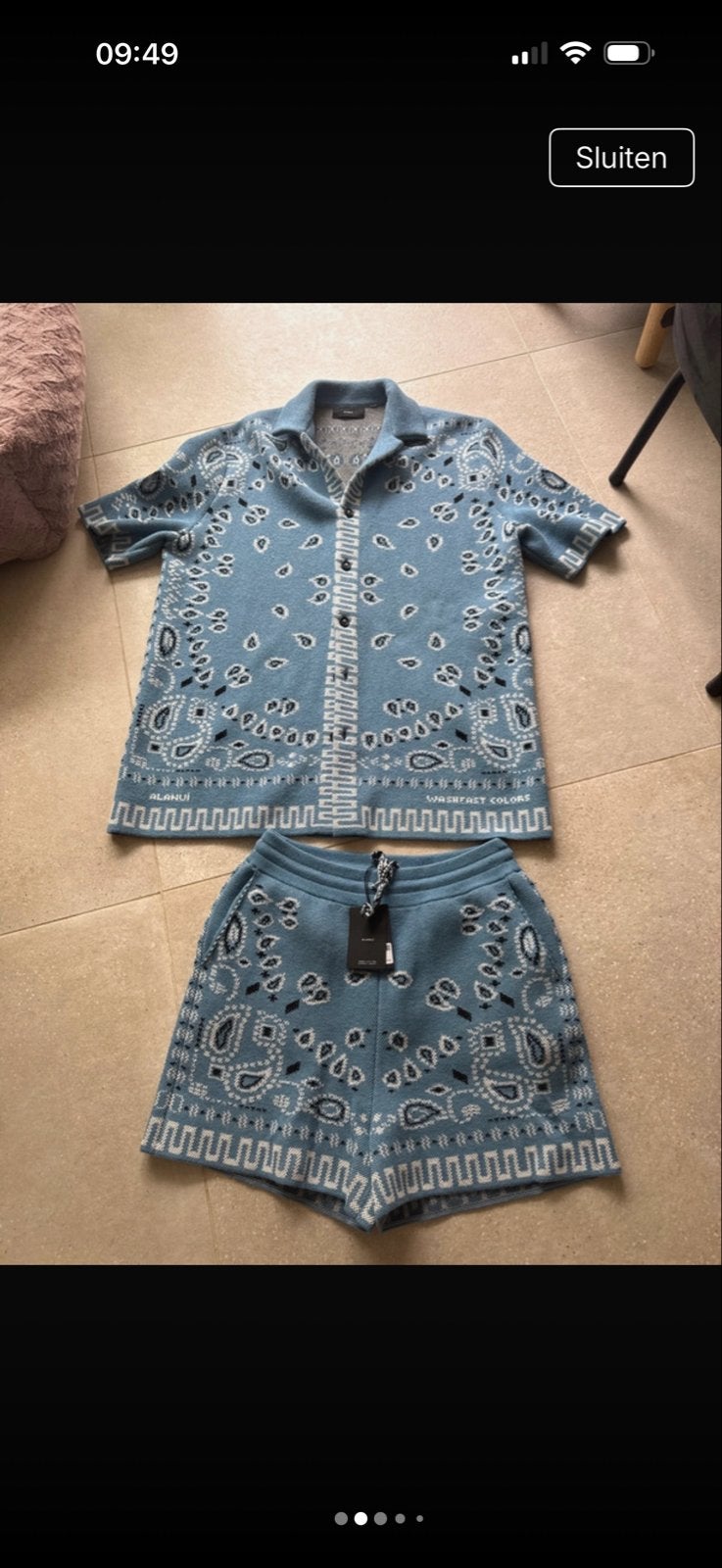 ALANUI Bandana Paisley Gebreide Set - Nieuw met labels, Ophalen of Verzenden, Nieuw