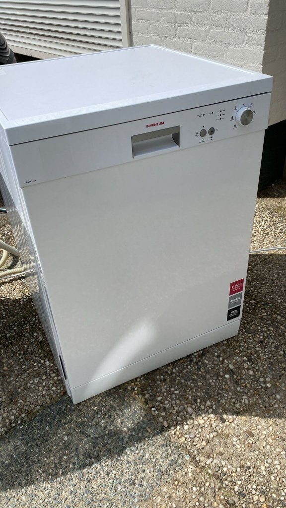 Inventum Vaatwasser Wit Vrijstaand, Gebruikt, Energieklasse A of zuiniger, Euromaxx, 60 cm of meer