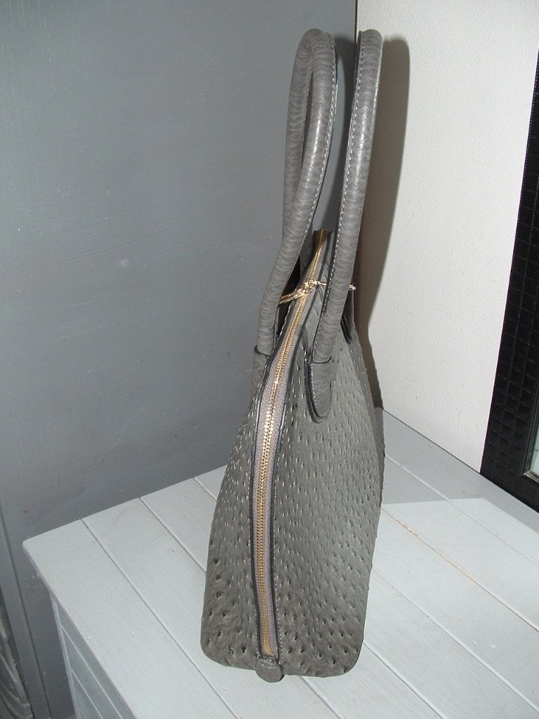 Flora & Co Super handige stevige tas - handtas - schoudertas, Ophalen of Verzenden, Zo goed als nieuw, Grijs, Handtas