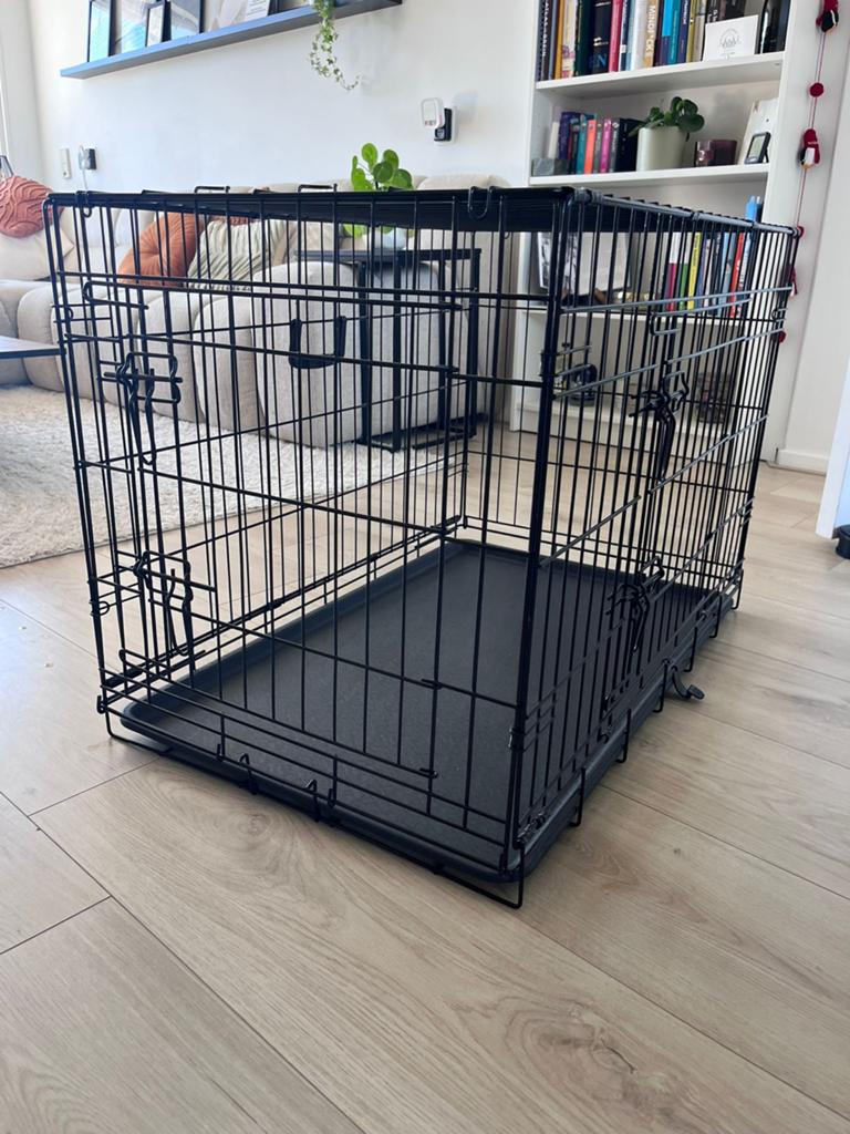 Hondenbench maat L, Dieren en Toebehoren, Hondenbenches, Ophalen, Zo goed als nieuw