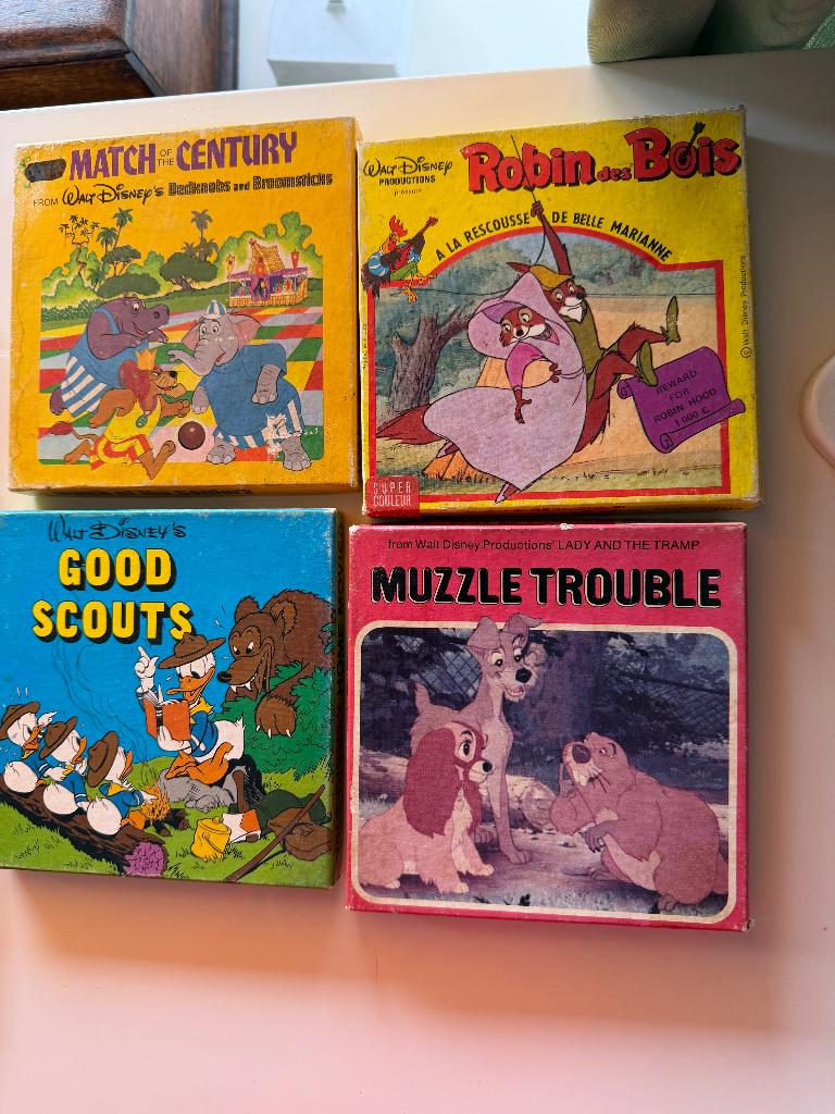 Walt Disney filmpjes 8 mm met/zonder geluid, Ophalen of Verzenden, Overige figuren, Gebruikt, Beeldje of Figuurtje