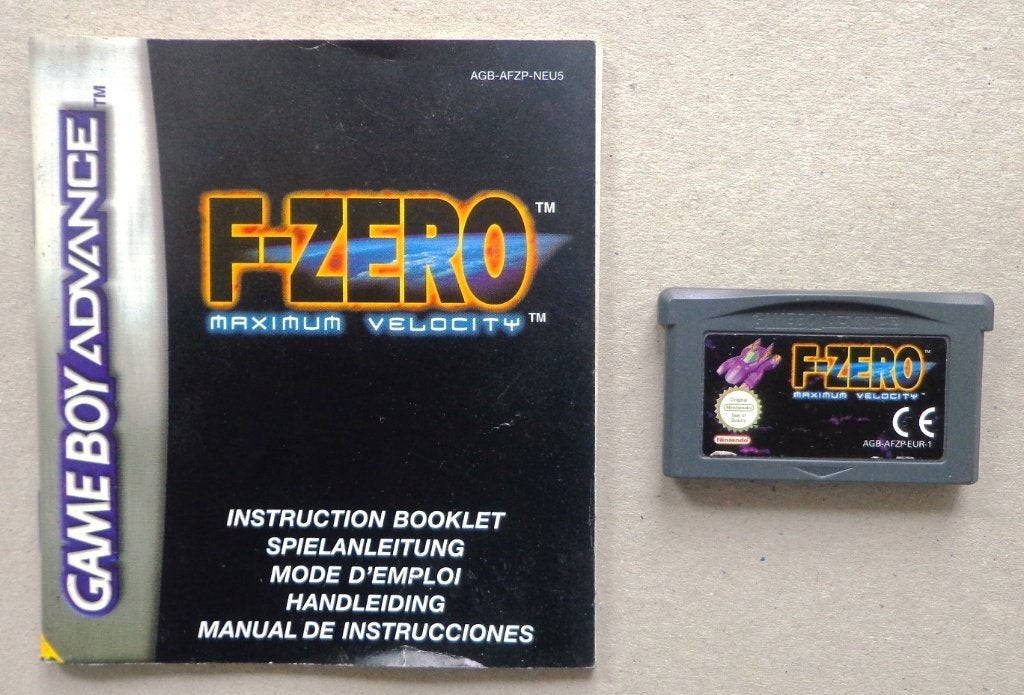 F- Zero Maximum Velocity voor de Gameboy Advance + boekje, Spelcomputers en Games, Games | Nintendo Game Boy, Gebruikt, 1 speler