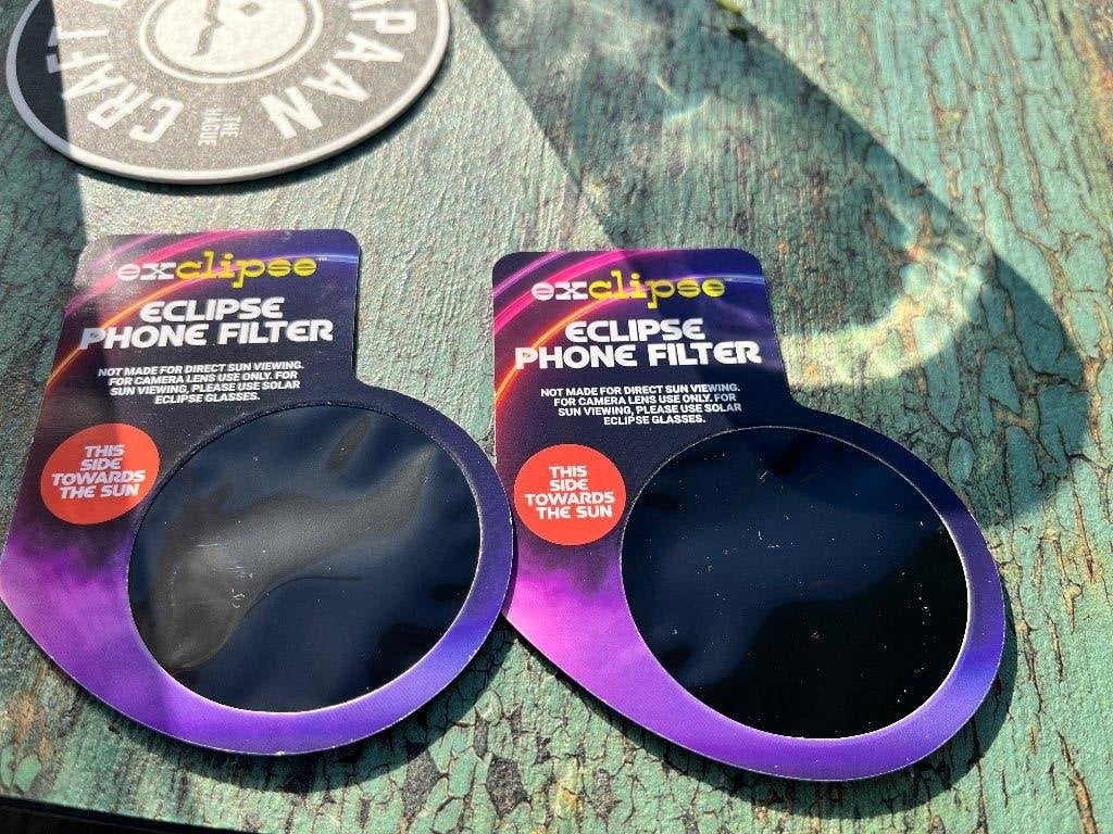 2 maal eclipsfilter voor camera, Ophalen, Nieuw